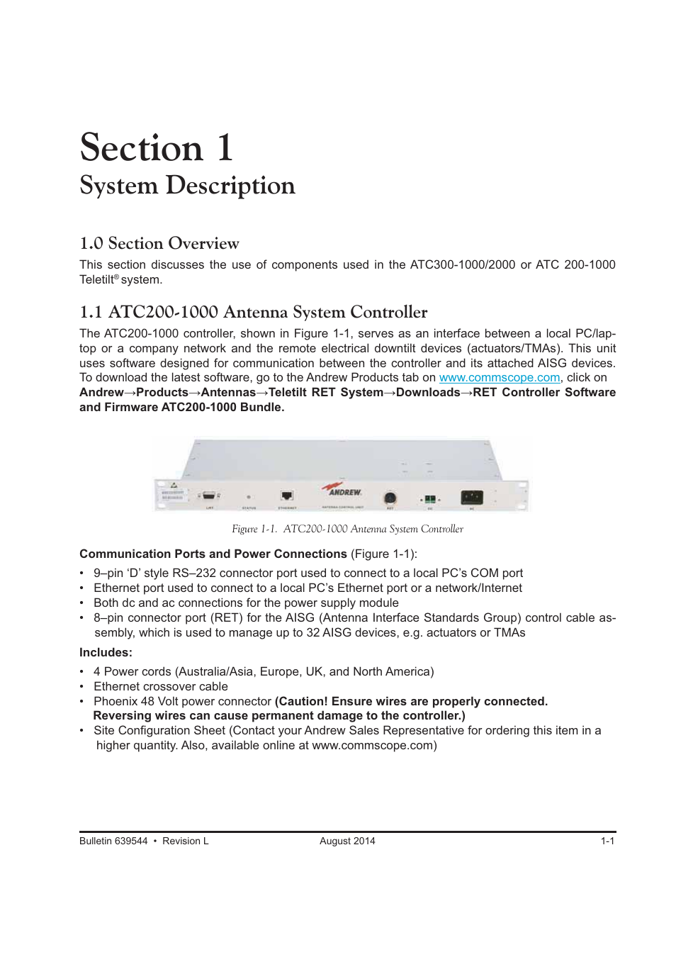 System description | CommScope ATC300-2000 User Manual | Page 17 / 214