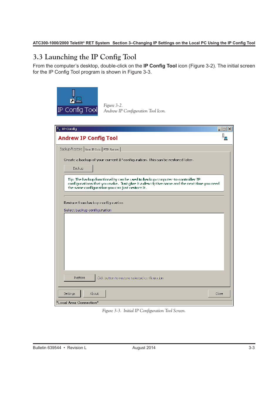 3 launching the ip config tool | CommScope ATC300-2000 User Manual | Page 36 / 214