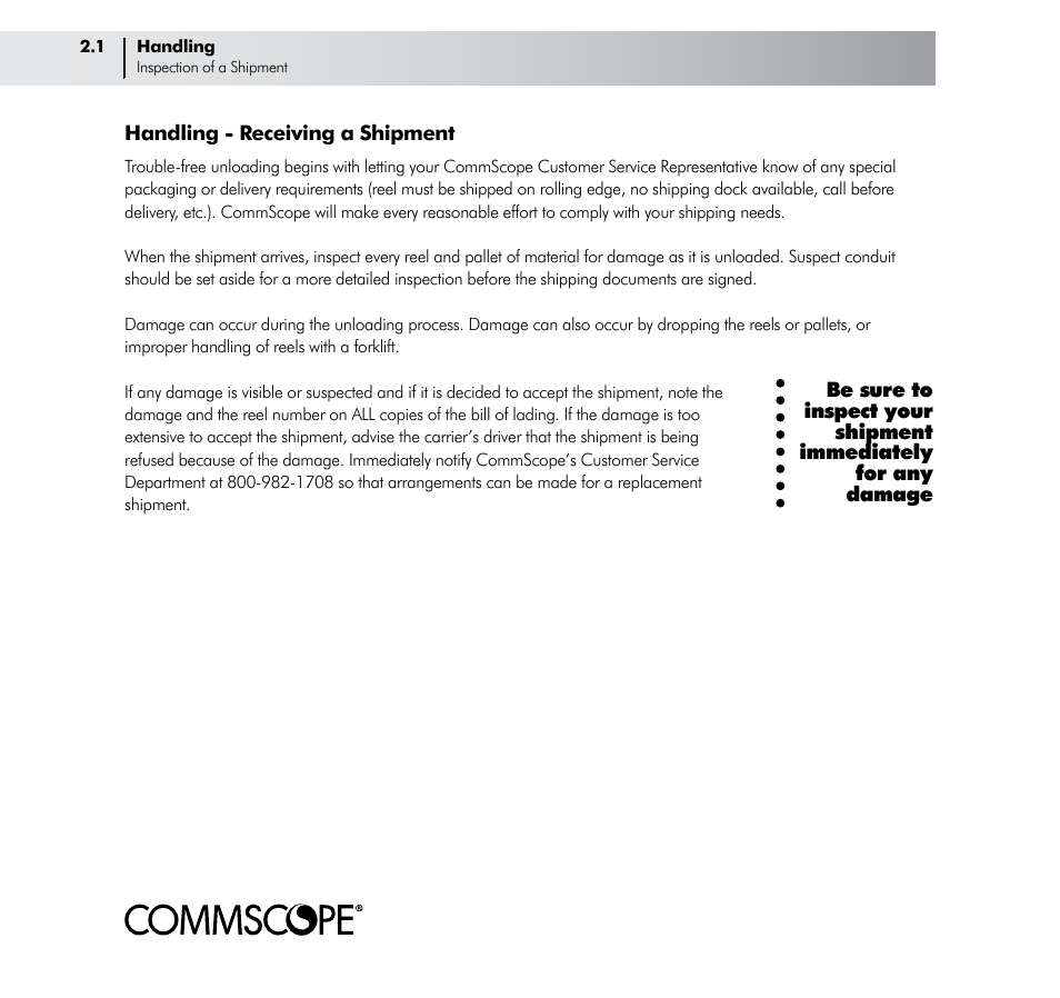 CommScope ConQuest Conduit Construction User Manual | Page 10 / 79