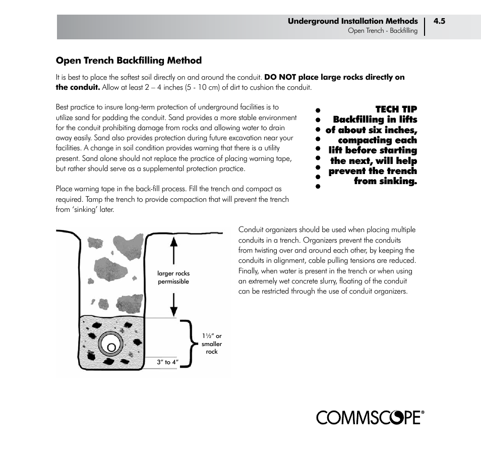 CommScope ConQuest Conduit Construction User Manual | Page 23 / 79