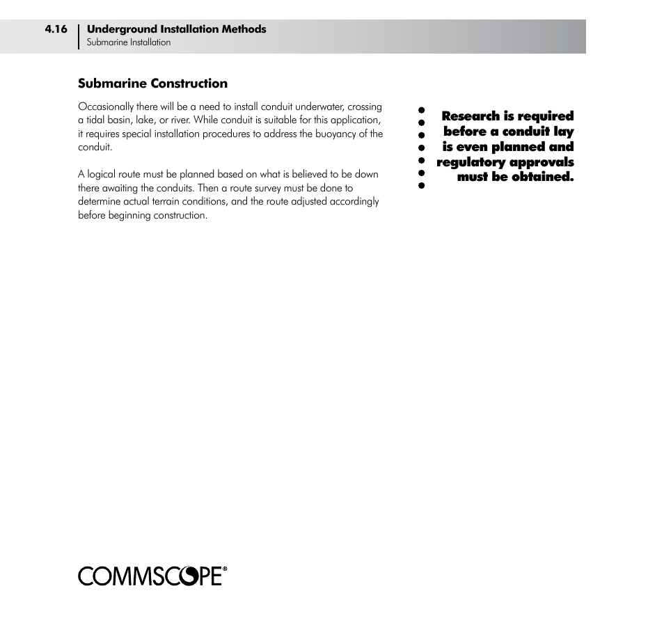 CommScope ConQuest Conduit Construction User Manual | Page 34 / 79