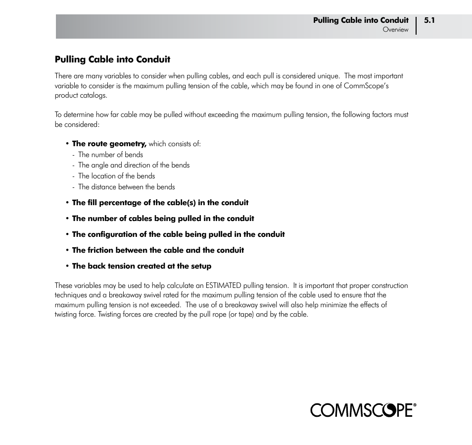 CommScope ConQuest Conduit Construction User Manual | Page 39 / 79