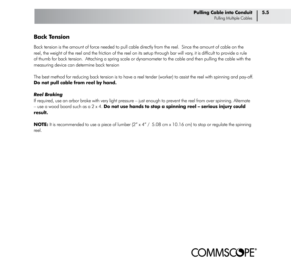 CommScope ConQuest Conduit Construction User Manual | Page 43 / 79