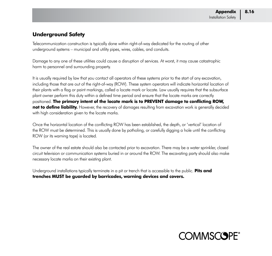 CommScope ConQuest Conduit Construction User Manual | Page 73 / 79