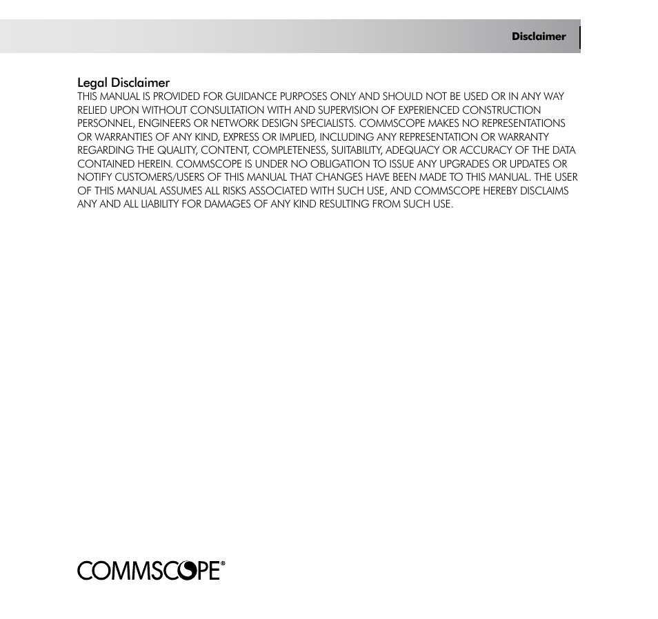 CommScope ConQuest Conduit Construction User Manual | Page 78 / 79