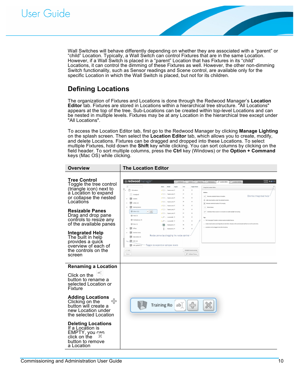 Defining locations | CommScope Redwood version 3.1 User Manual | Page 11 / 42