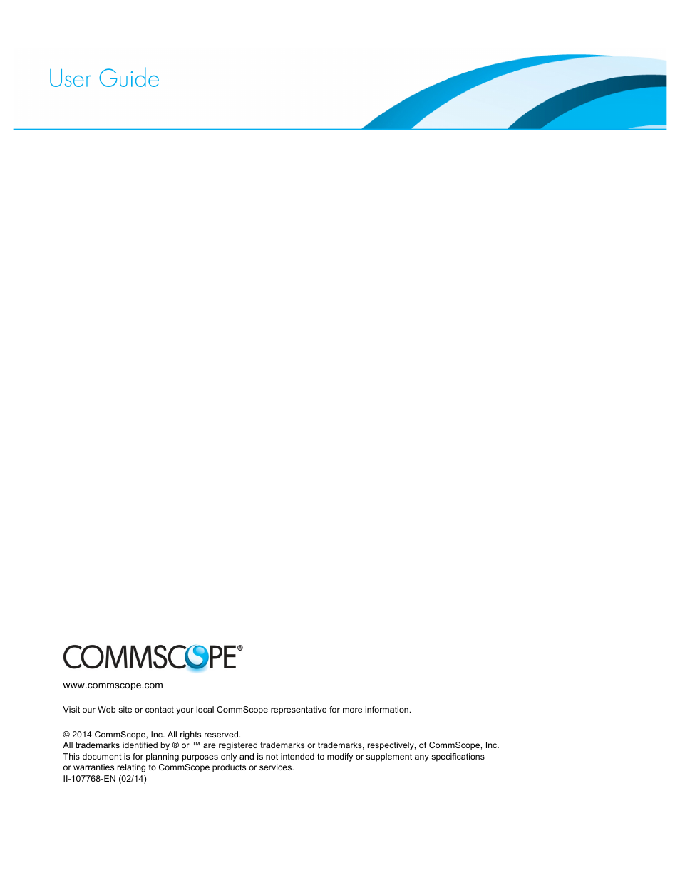 CommScope Redwood version 3.1 User Manual | Page 42 / 42