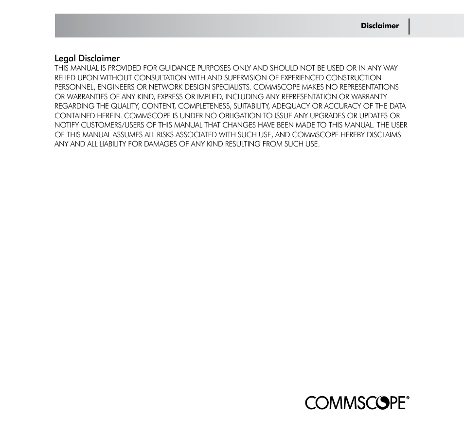 CommScope Drop Cable User Manual | Page 65 / 66