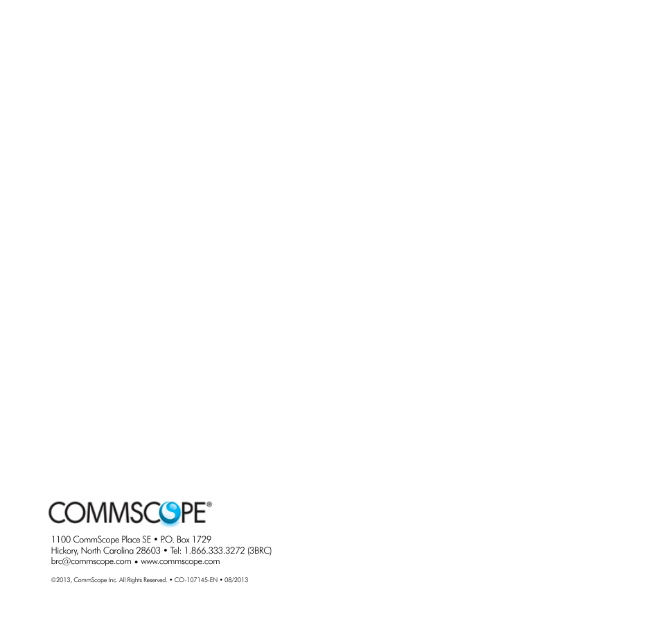 CommScope Drop Cable User Manual | Page 66 / 66