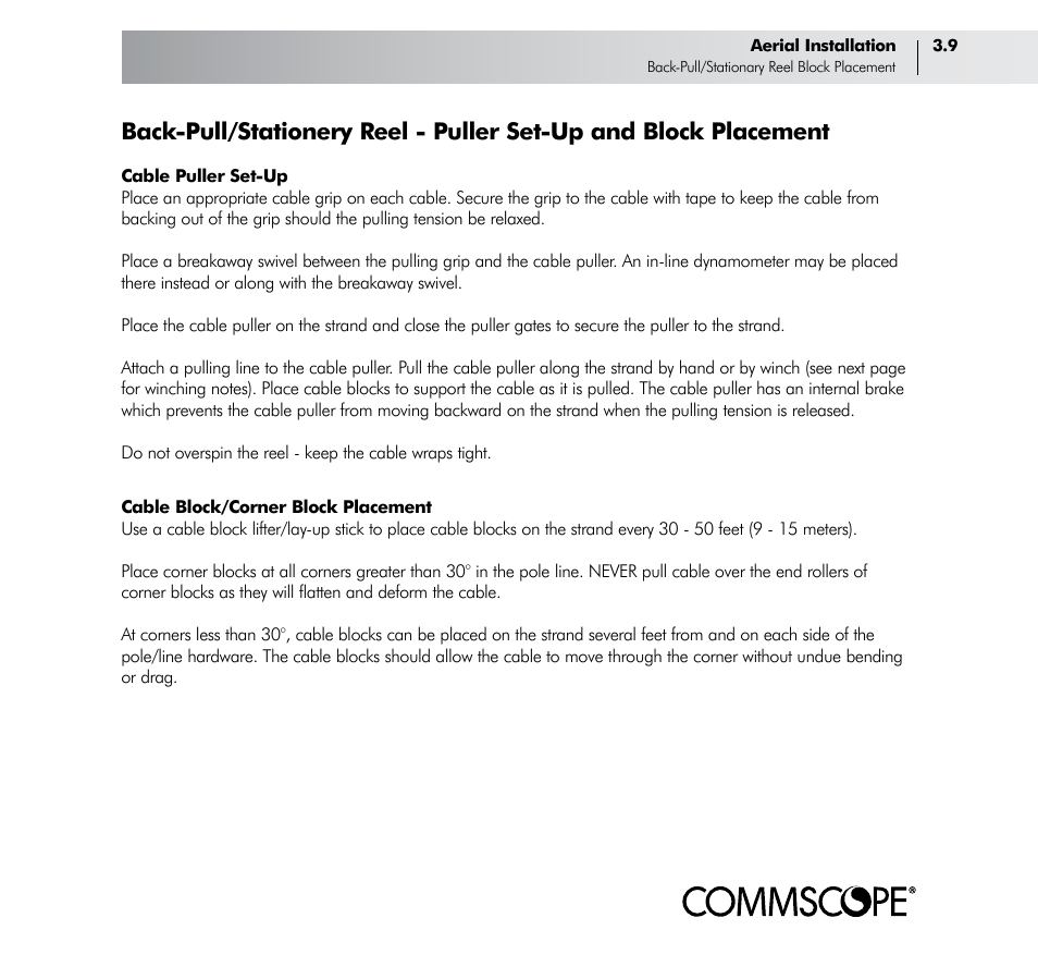 CommScope Trunk & Distribution Cable User Manual | Page 23 / 74