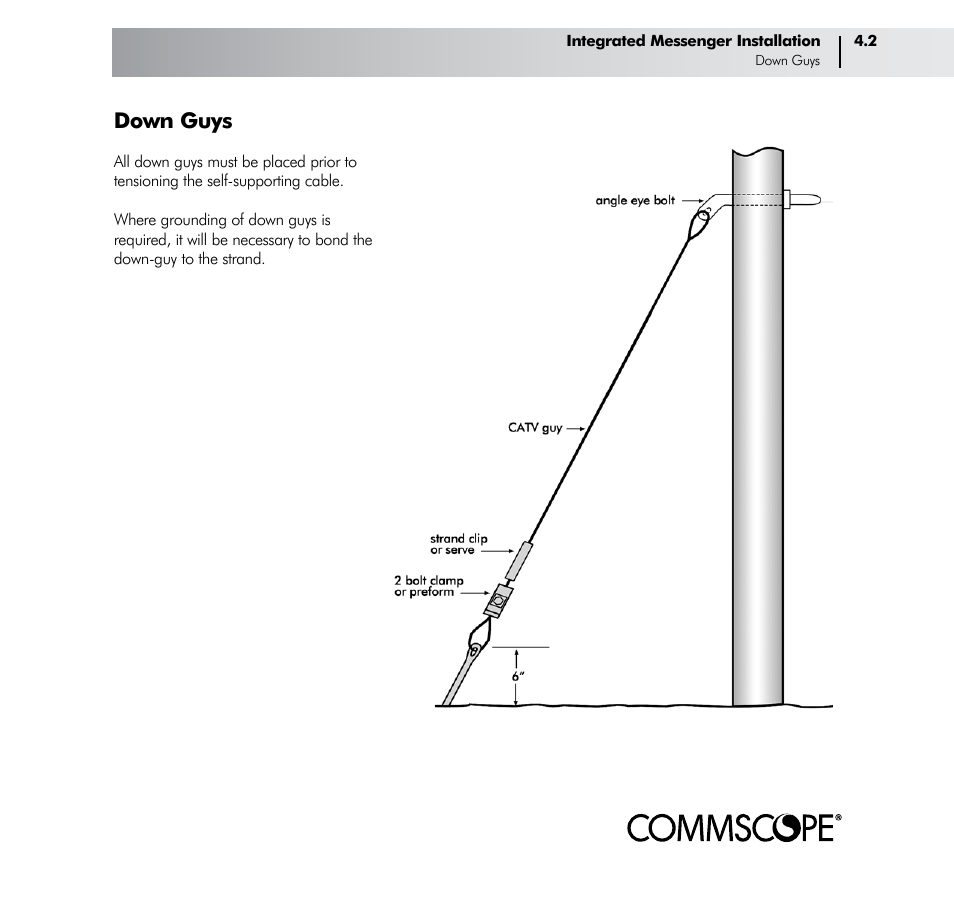 Down guys | CommScope Trunk & Distribution Cable User Manual | Page 31 / 74