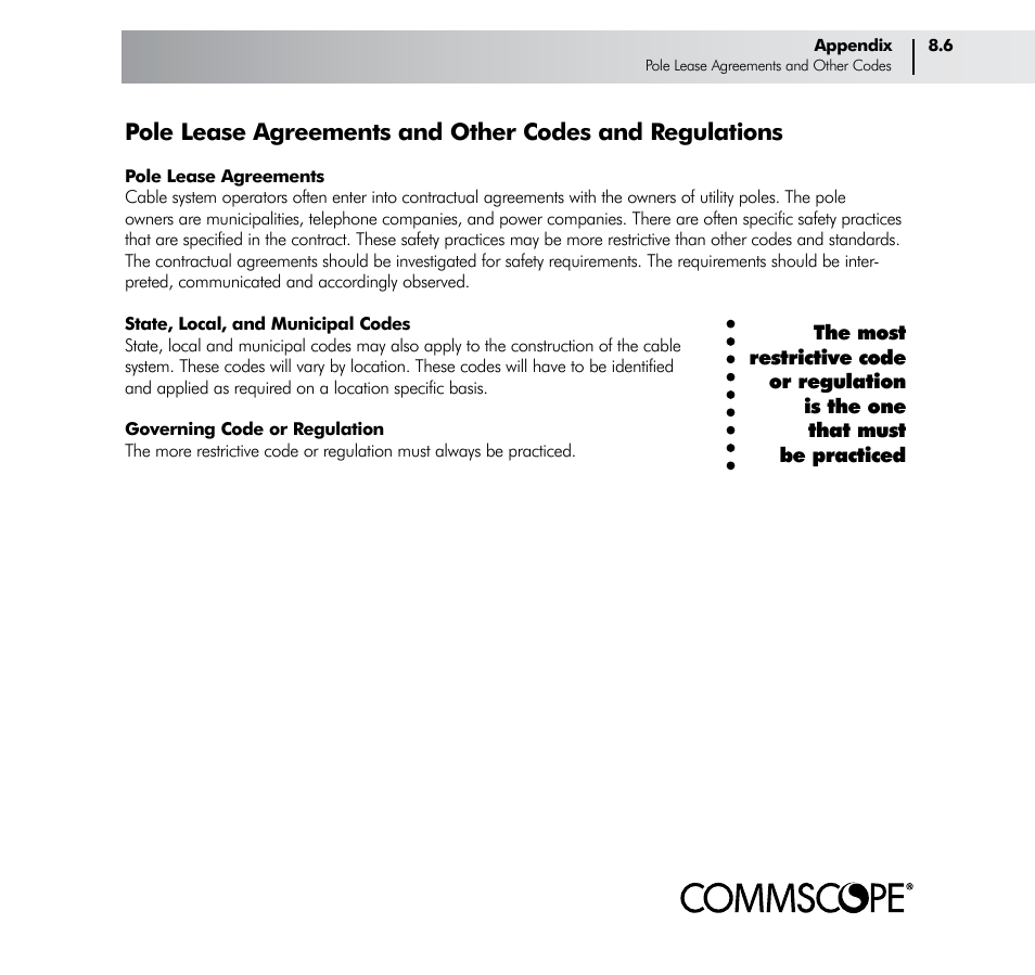 CommScope Trunk & Distribution Cable User Manual | Page 65 / 74