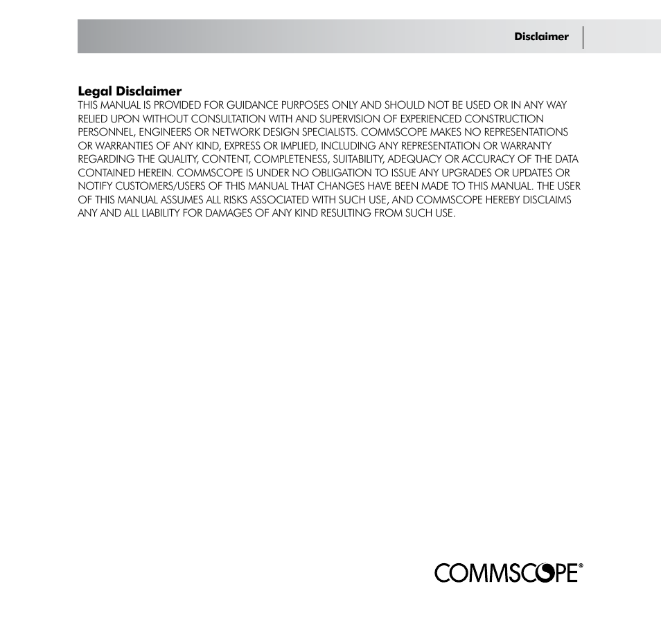 CommScope Trunk & Distribution Cable User Manual | Page 73 / 74