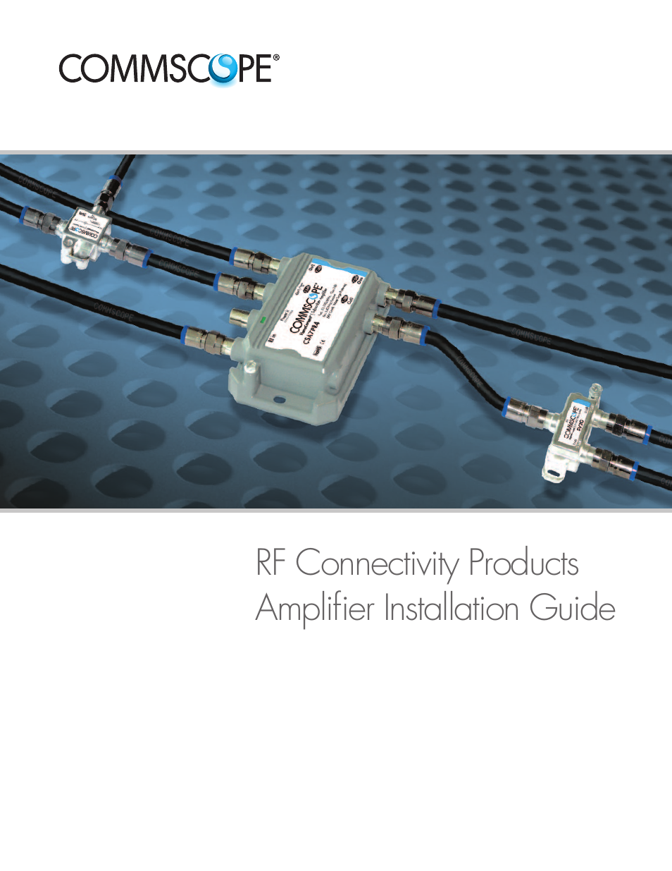 CommScope RF Connectivity Products User Manual | 15 pages