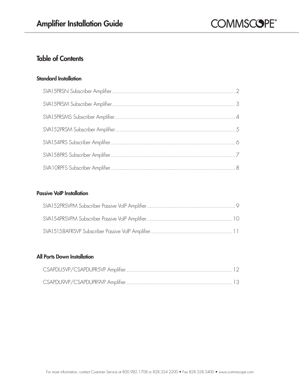 CommScope RF Connectivity Products User Manual | Page 2 / 15