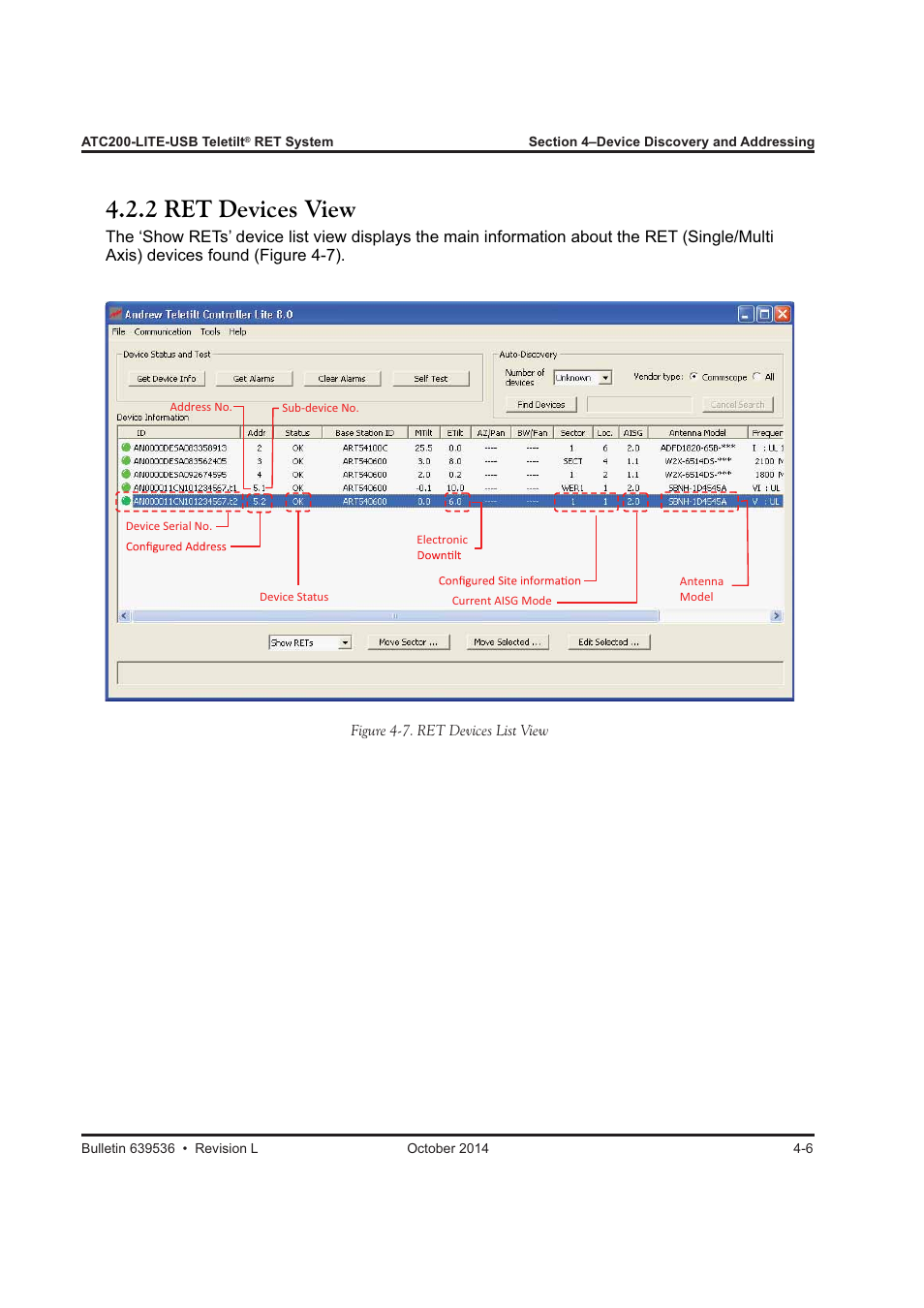 2 ret devices view | CommScope ATC200-LITE-USB User Manual | Page 43 / 150