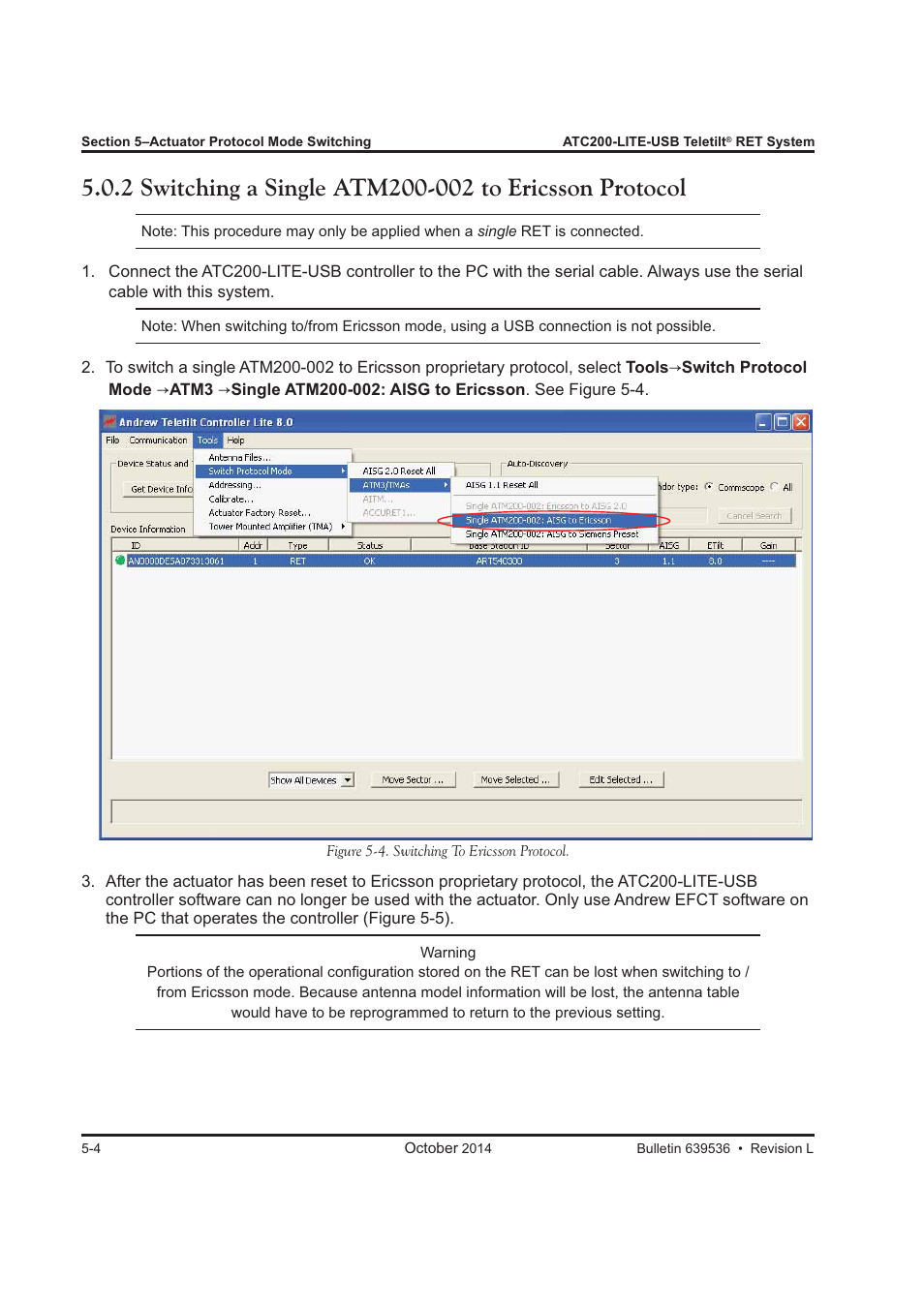 CommScope ATC200-LITE-USB User Manual | Page 54 / 150