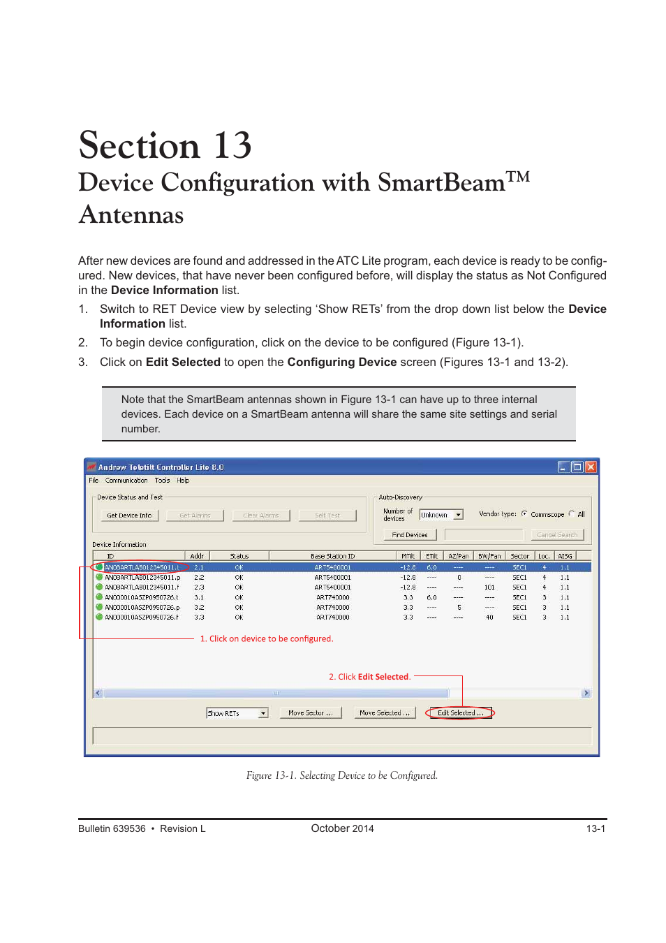 Device configuration with smartbeam, Antennas | CommScope ATC200-LITE-USB User Manual | Page 93 / 150