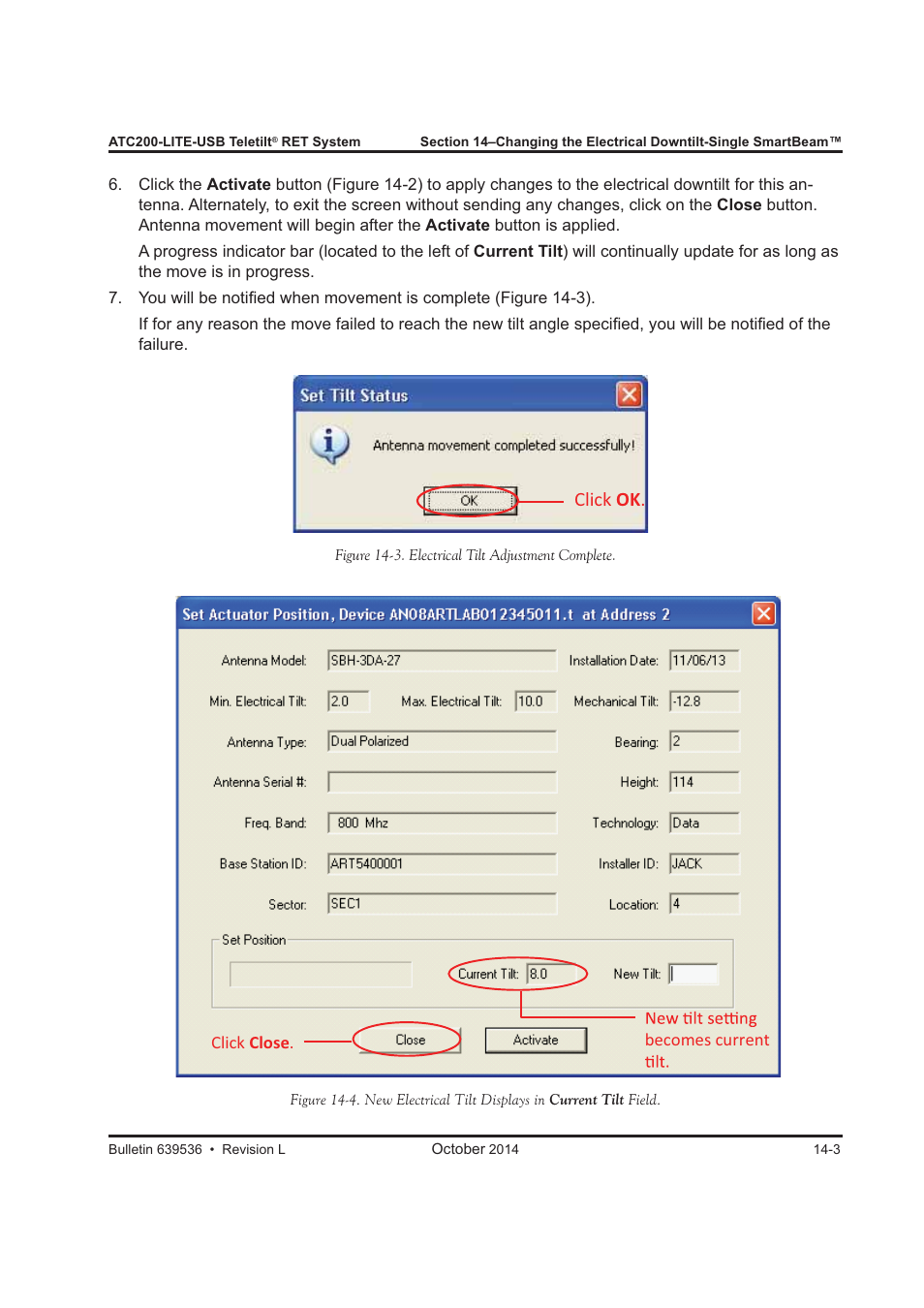 Click ok | CommScope ATC200-LITE-USB User Manual | Page 99 / 150