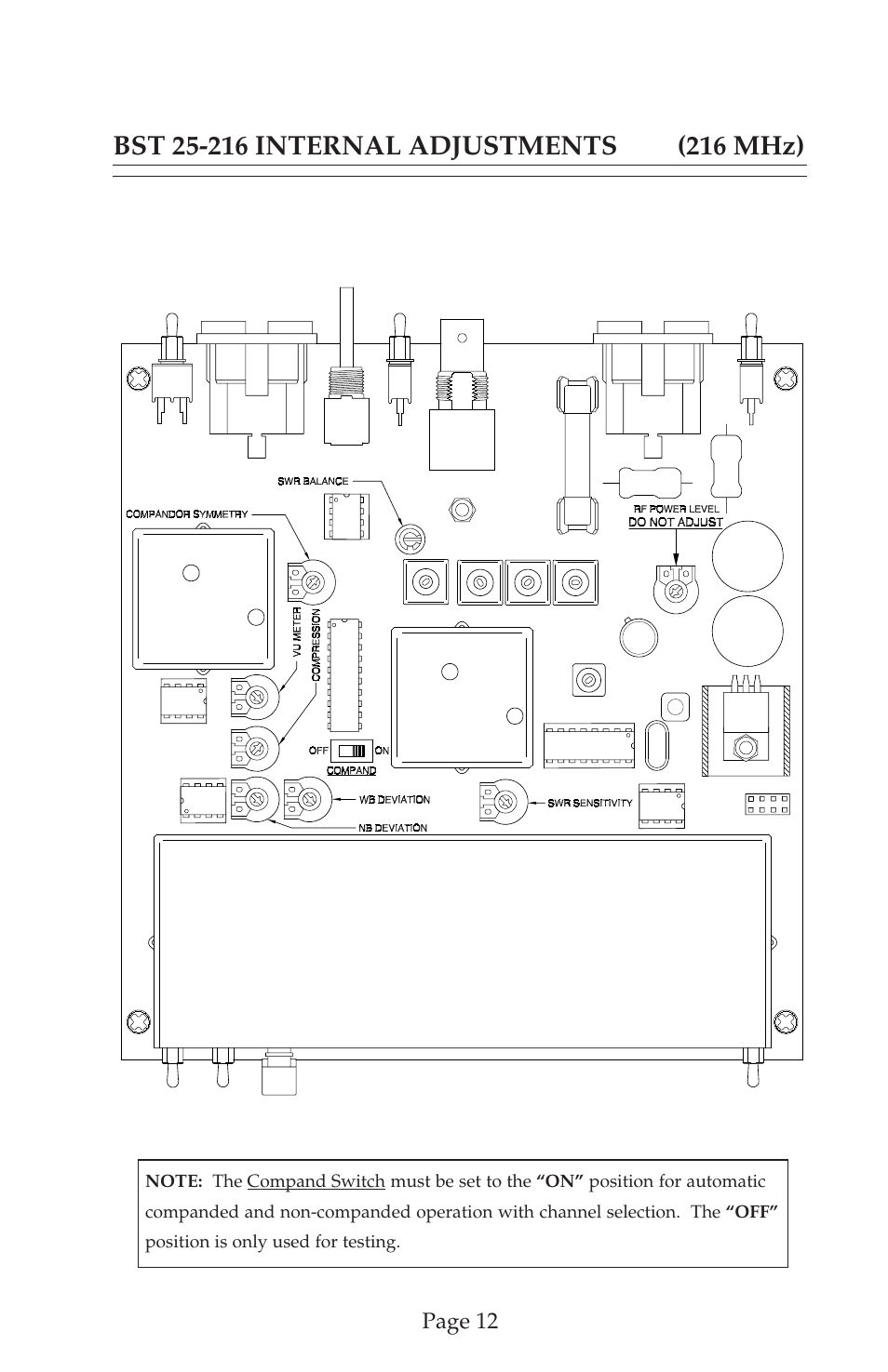 COMTEK BST 25-216 User Manual | Page 13 / 18