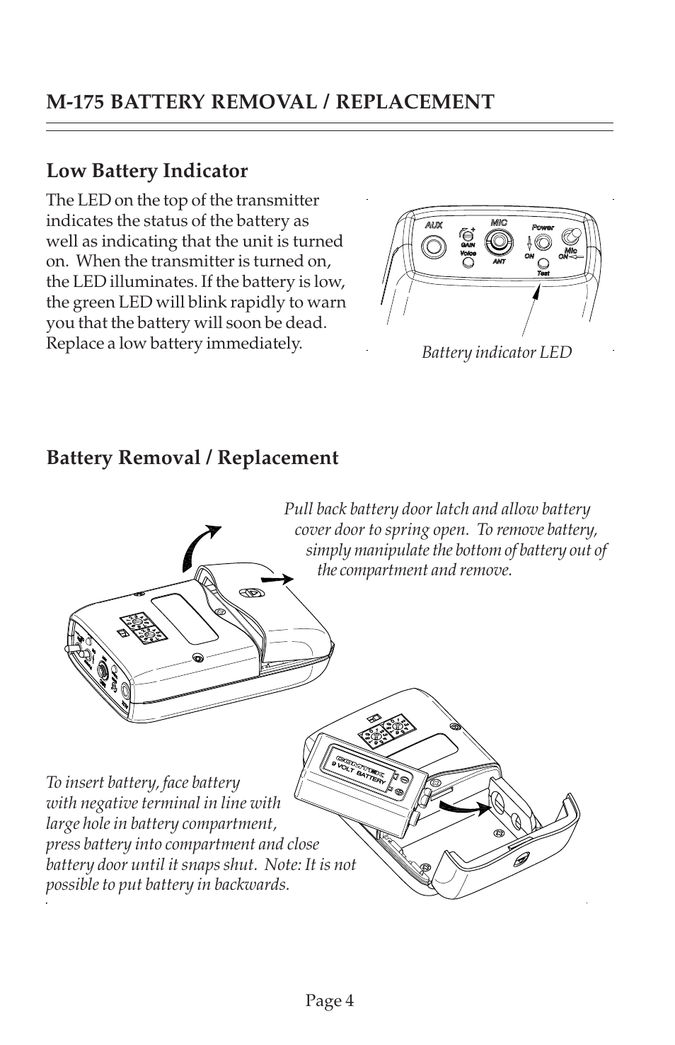 COMTEK M-175 User Manual | Page 6 / 19