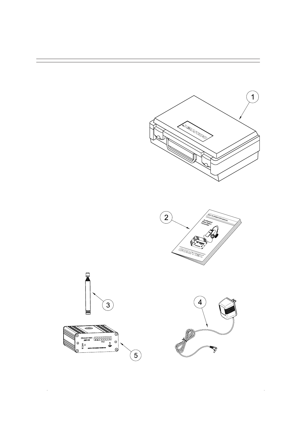 Bst-75 accessories included accessories | COMTEK BST-75 User Manual | Page 12 / 16