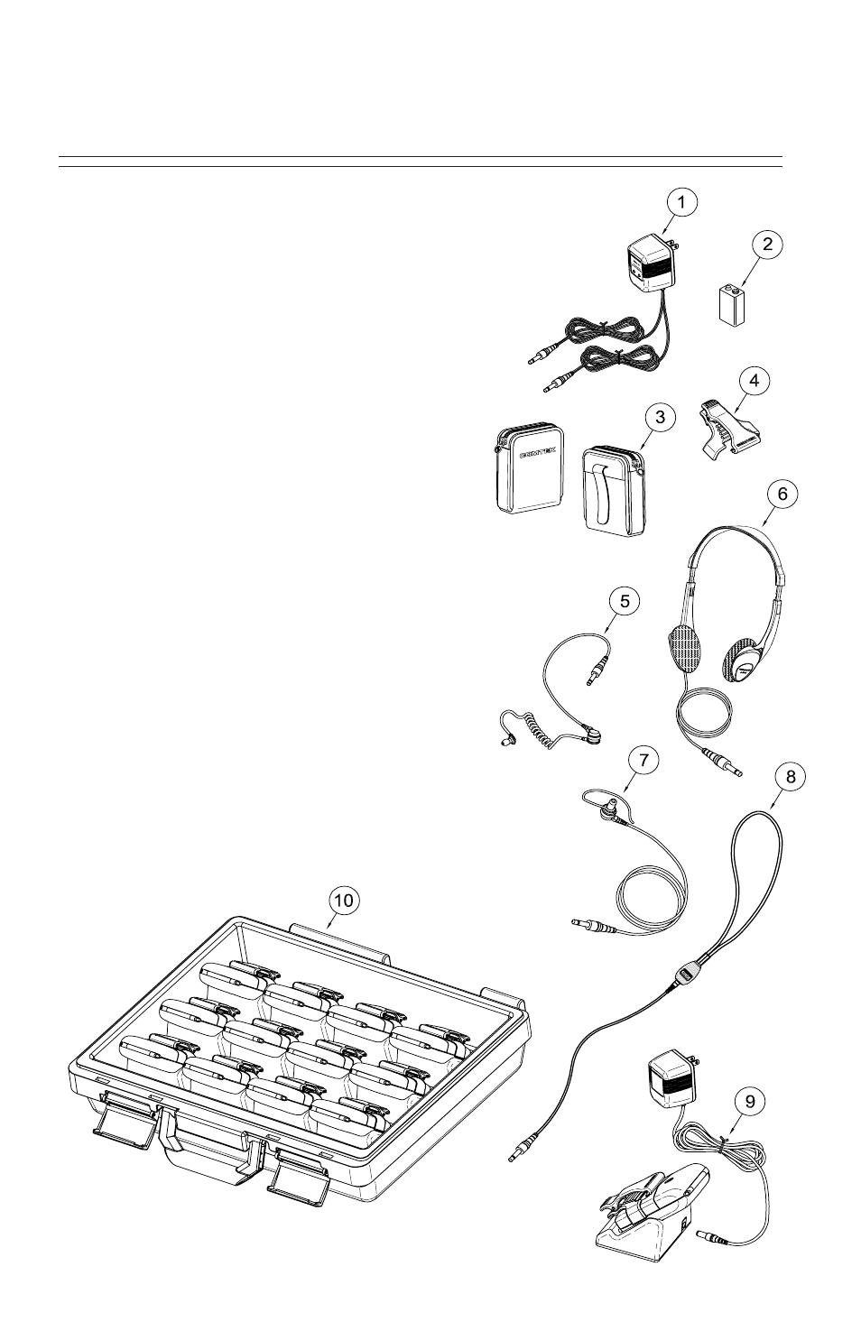 Optional accessories, Pr-216 optional accessories | COMTEK PR-216 User Manual | Page 13 / 15