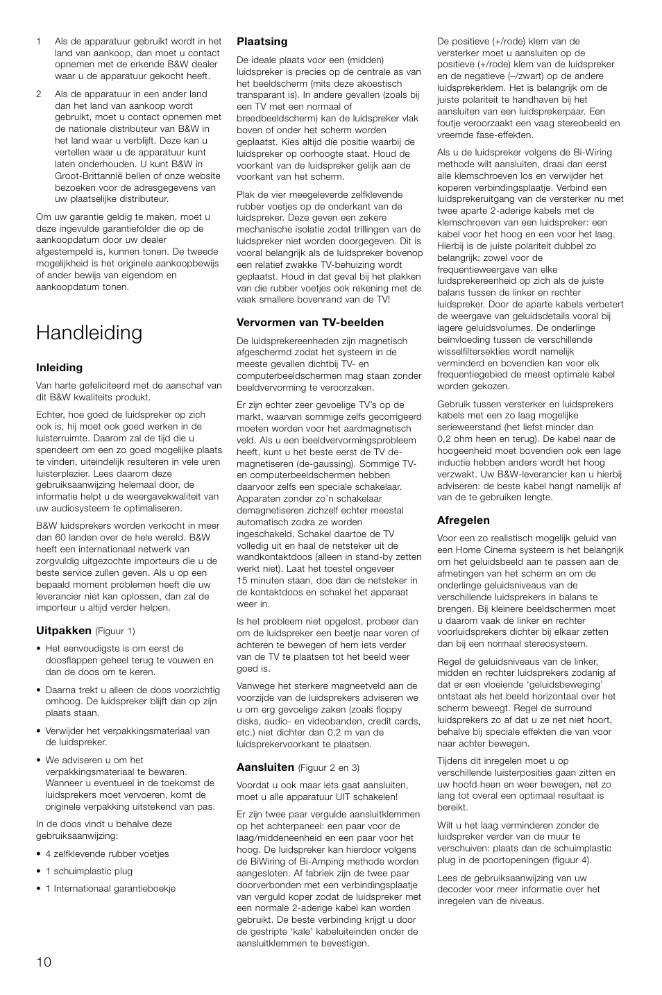 Handleiding | Bowers & Wilkins CMC User Manual | Page 13 / 28