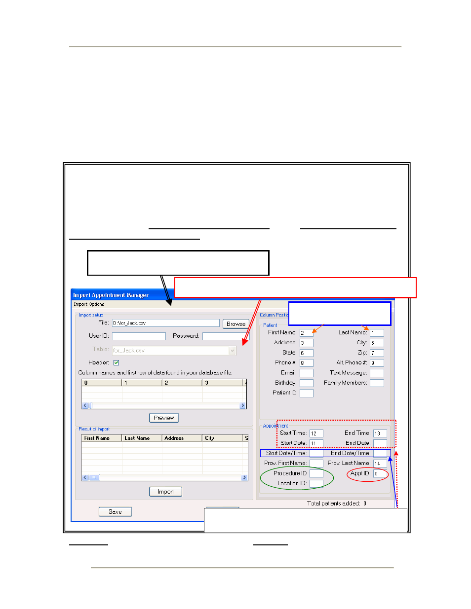 Using confirm-it2 (import modes), Figure 5 import appointment manager manual import | CTL Confirm-IT2 User Manual | Page 9 / 40