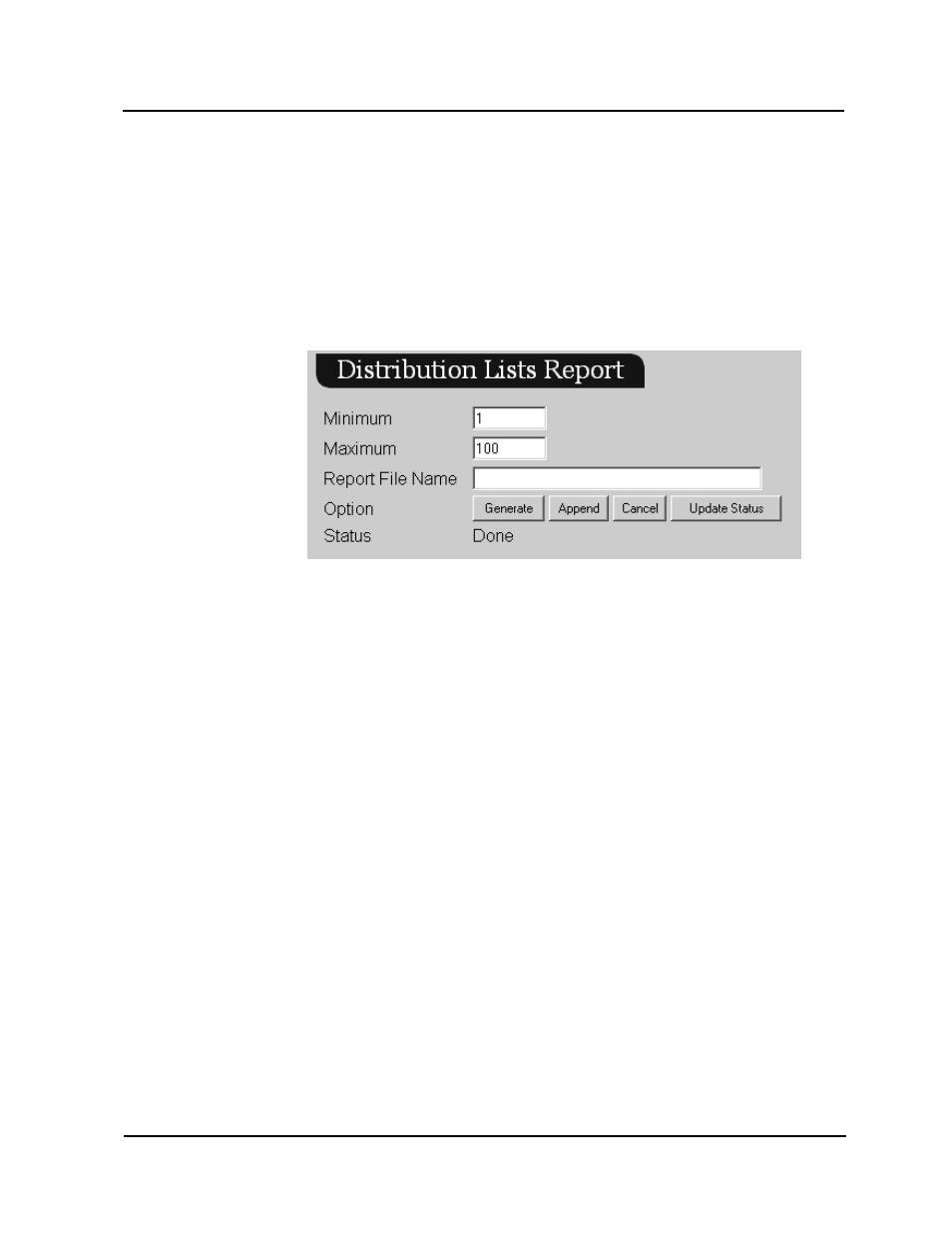 Distribution lists report | CTL Lx-Lite VoiceSupport User Manual | Page 134 / 198