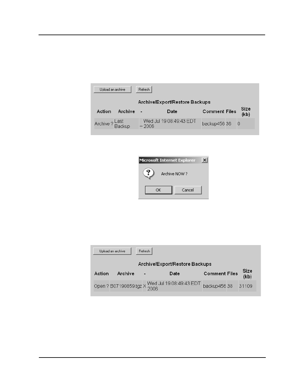 Archiving the voice mail database | CTL Lx-Lite VoiceSupport User Manual | Page 176 / 198