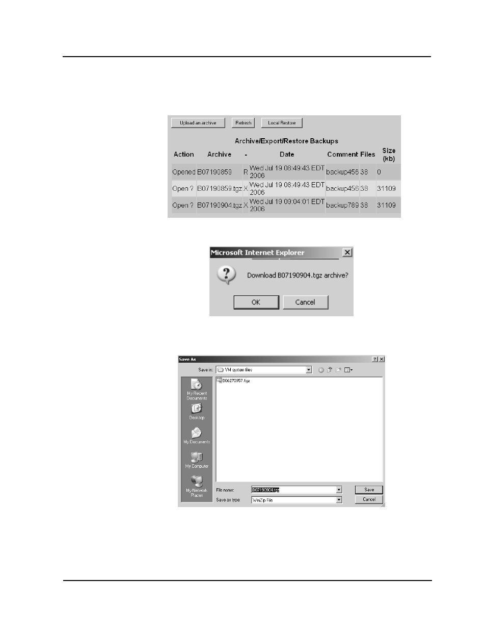 Archiving the voice mail database | CTL Lx-Lite VoiceSupport User Manual | Page 178 / 198