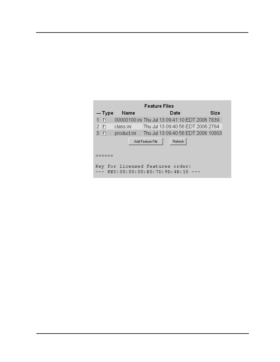 Feature files | CTL Lx-Lite VoiceSupport User Manual | Page 192 / 198