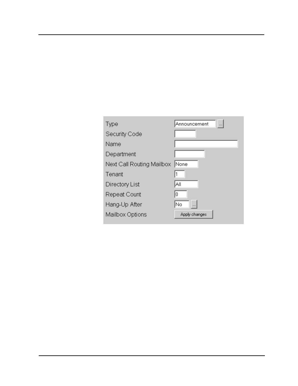 Announcement mailbox, Mailboxes | CTL Lx-Lite VoiceSupport User Manual | Page 46 / 198