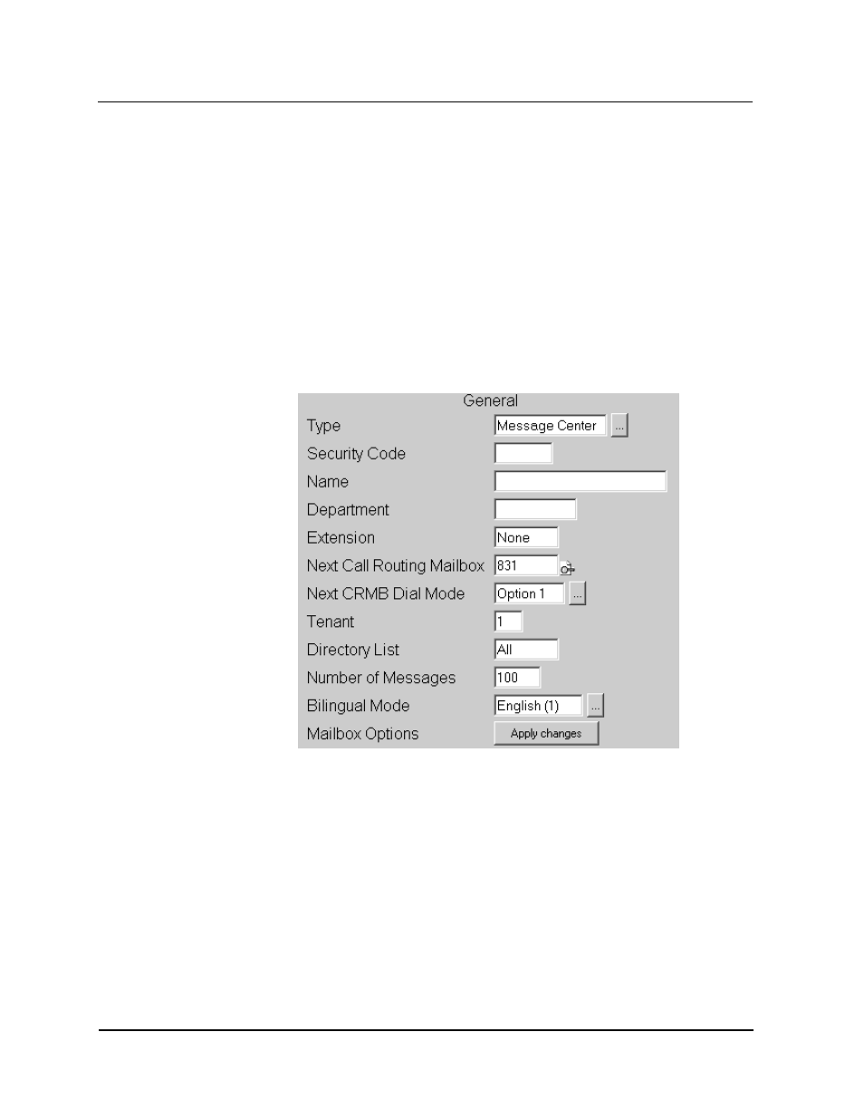 Message center mailbox, Mailboxes | CTL Lx-Lite VoiceSupport User Manual | Page 65 / 198