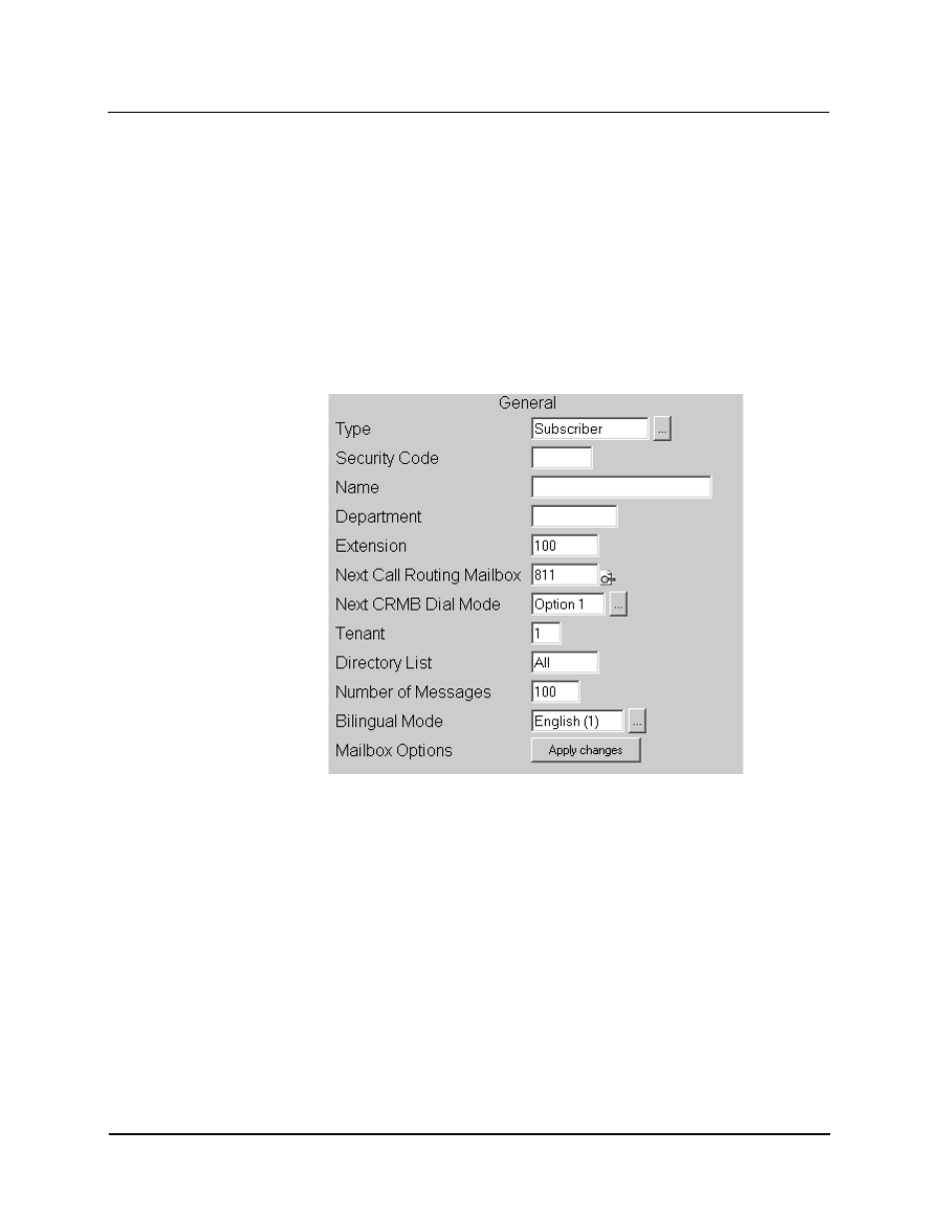 Subscriber mailbox, Mailboxes | CTL Lx-Lite VoiceSupport User Manual | Page 73 / 198