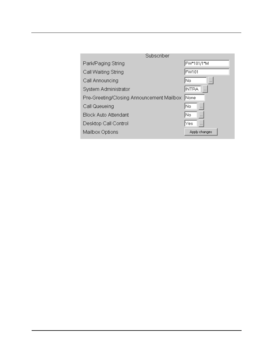 Mailboxes, Subscriber mailbox | CTL Lx-Lite VoiceSupport User Manual | Page 81 / 198