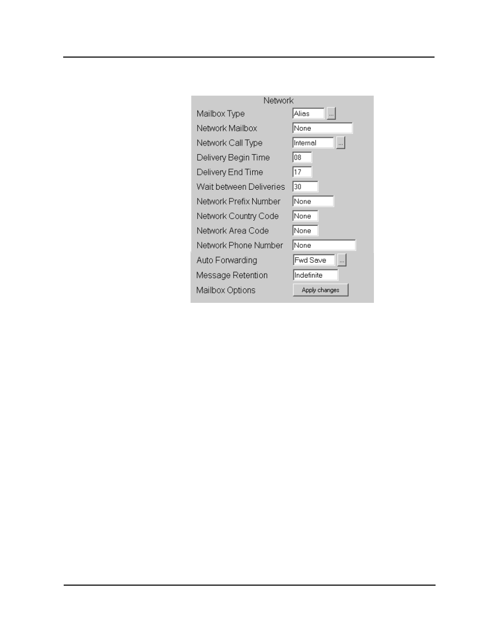 Mailboxes, Network mailbox | CTL Lx-Lite VoiceSupport User Manual | Page 92 / 198