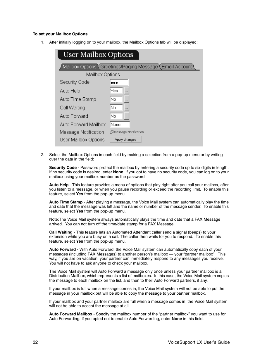 CTL LX VoiceSupport User Manual | Page 34 / 40