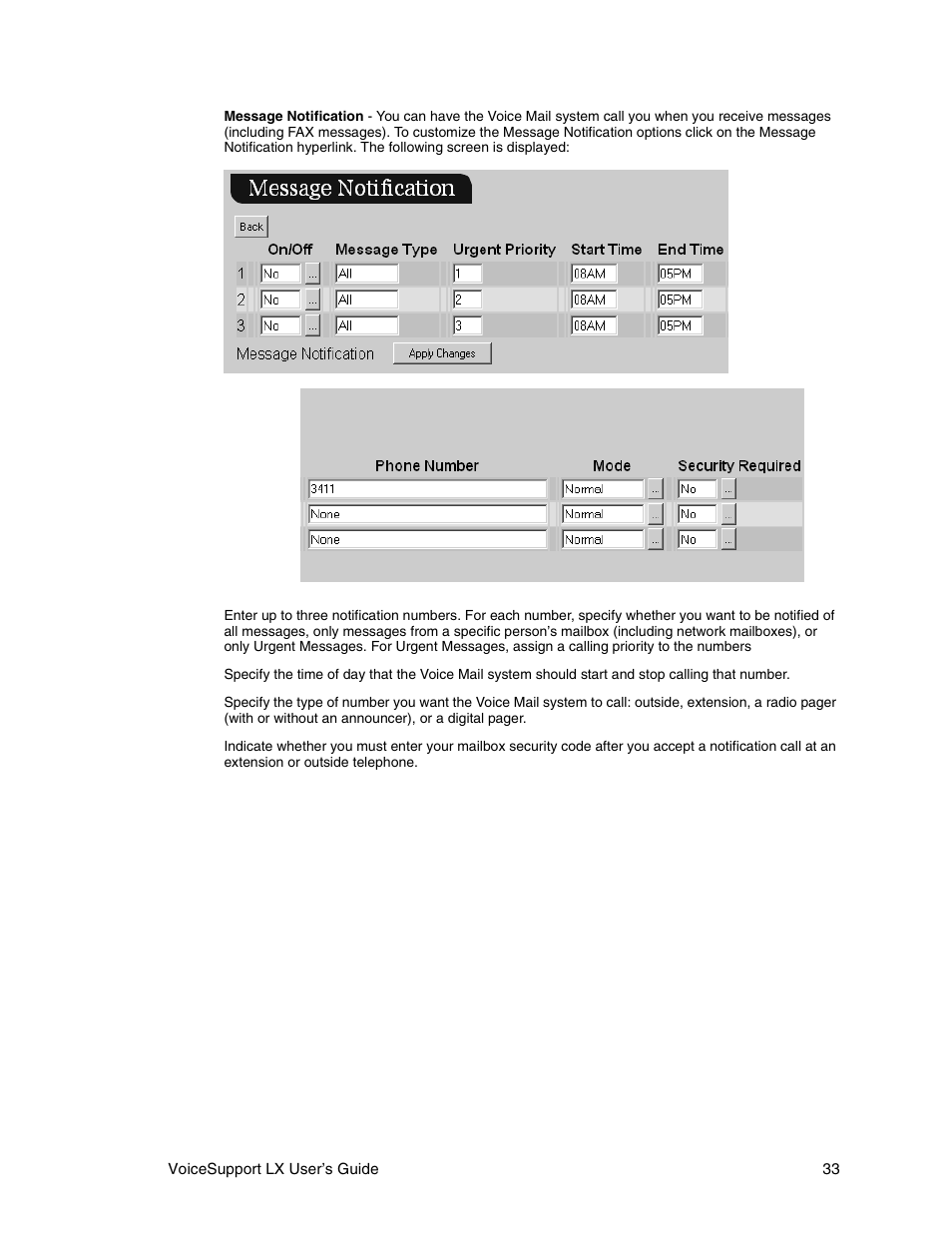 CTL LX VoiceSupport User Manual | Page 35 / 40