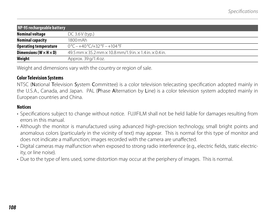 Cyclopital3D FinePix Real 3D W1 camera User Manual | Page 122 / 128