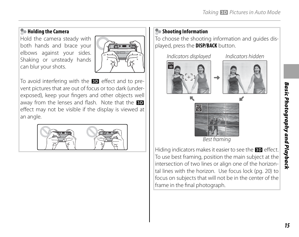 Cyclopital3D FinePix Real 3D W1 camera User Manual | Page 29 / 128