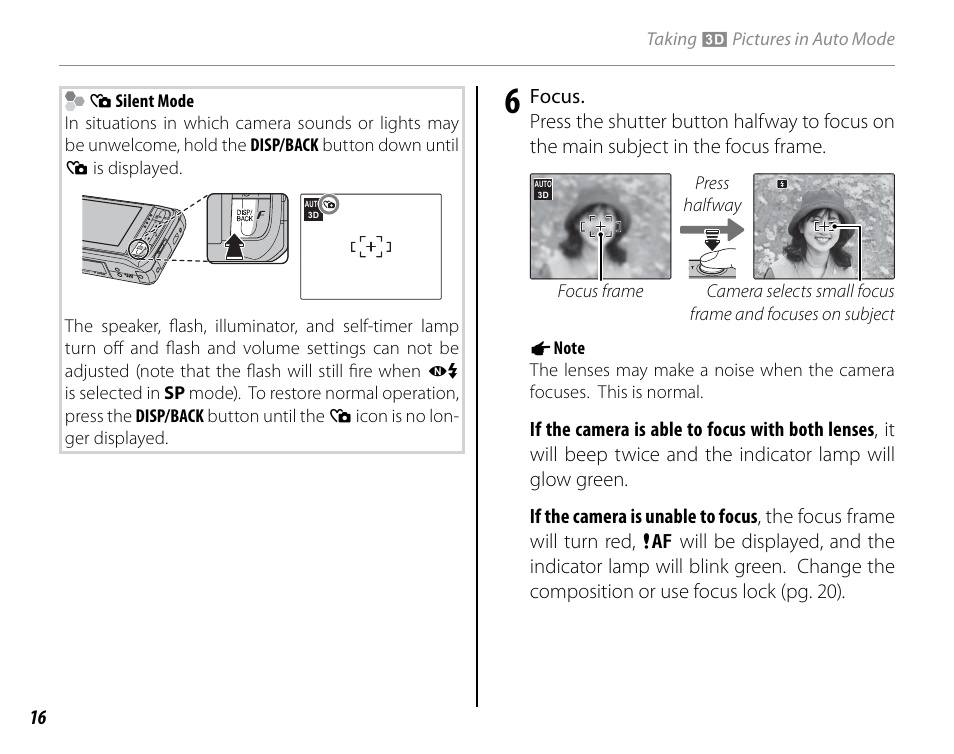 Cyclopital3D FinePix Real 3D W1 camera User Manual | Page 30 / 128