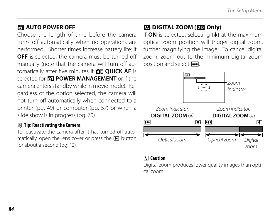 Cyclopital3D FujiPix Real 3D W3 Camera User Manual | Page 100 / 124