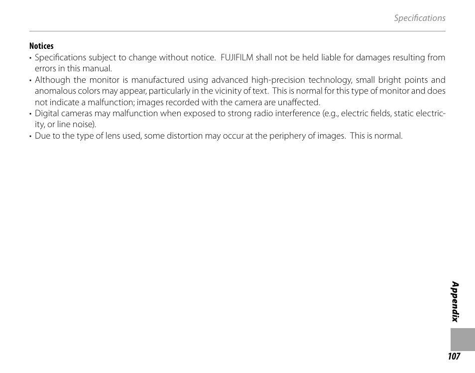 Cyclopital3D FujiPix Real 3D W3 Camera User Manual | Page 123 / 124
