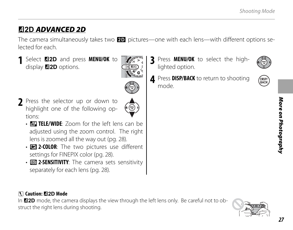 Cyclopital3D FujiPix Real 3D W3 Camera User Manual | Page 43 / 124