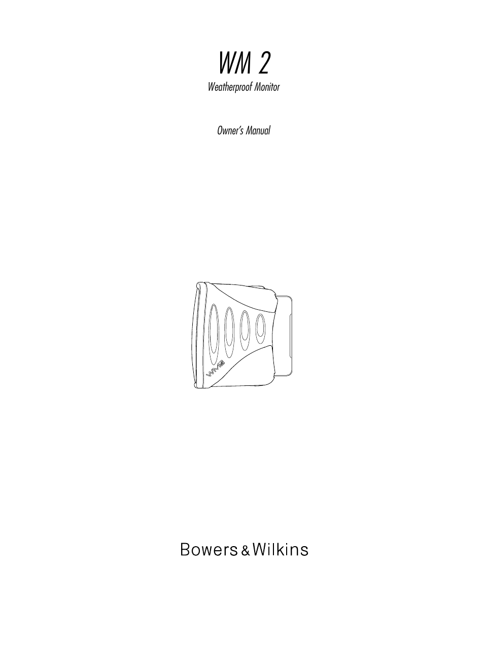 Bowers & Wilkins WM 2 User Manual | 14 pages