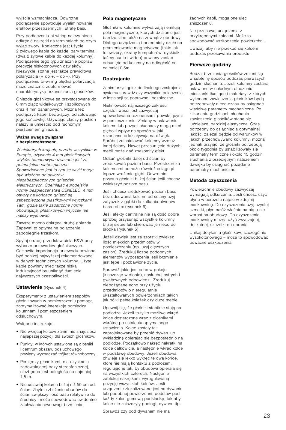 Bowers & Wilkins 703 User Manual | Page 26 / 33