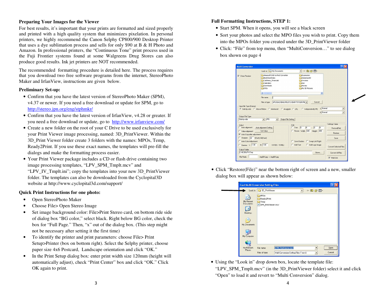 Cyclopital3D Lighted Print Viewer User Manual | Page 2 / 8