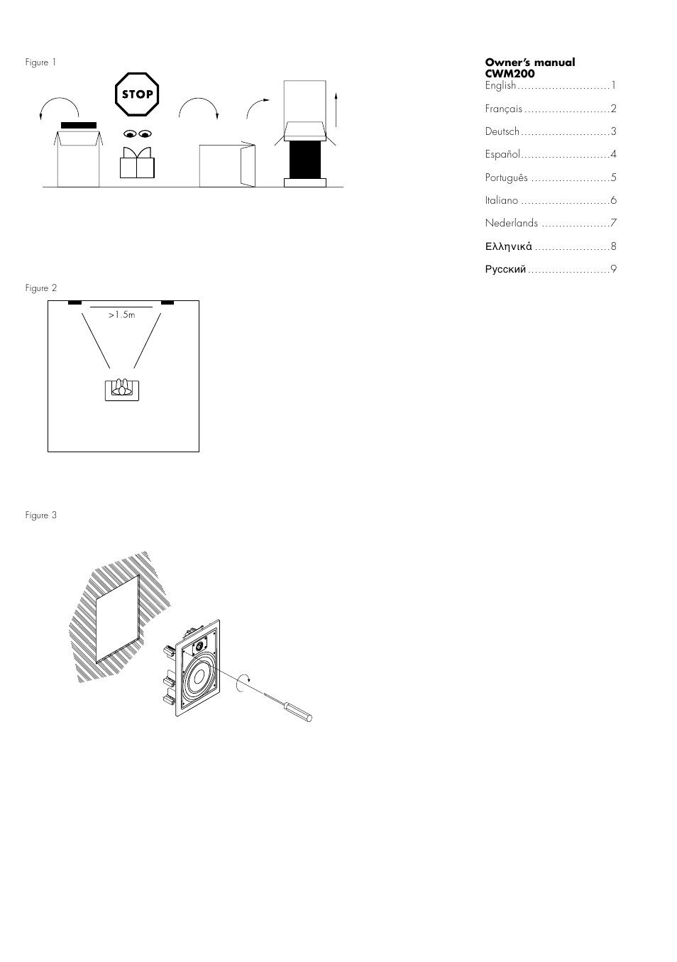 Bowers & Wilkins CWM200 User Manual | Page 2 / 14